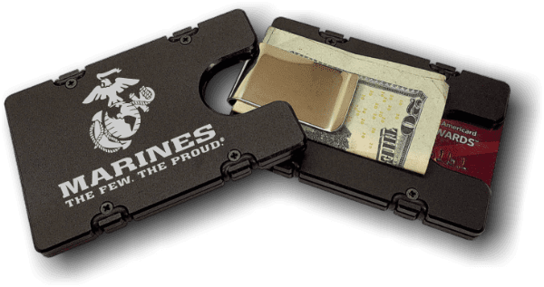 US Marines - Anodized Aluminum Credit Card Holder US Marines - Anodized Aluminum Credit Card Holder